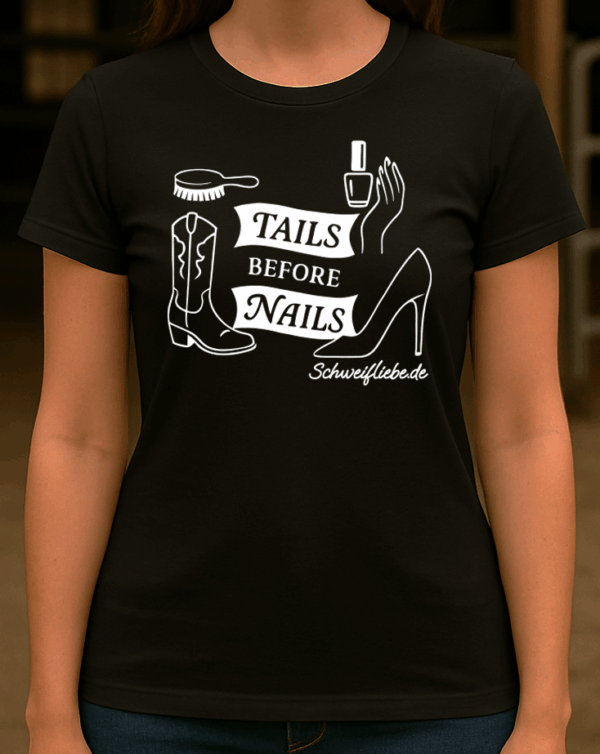 T-Shirt - Tails before Nails (Western Edition) – Bild 2
